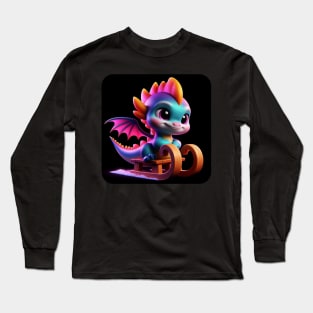 Rufie the Dragon - Bobsleigh #22 Long Sleeve T-Shirt